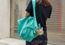 Shoulder Travelling Cat Bag Pet Outing Convenient Bag Easy to Fix Cat Nail Clipping